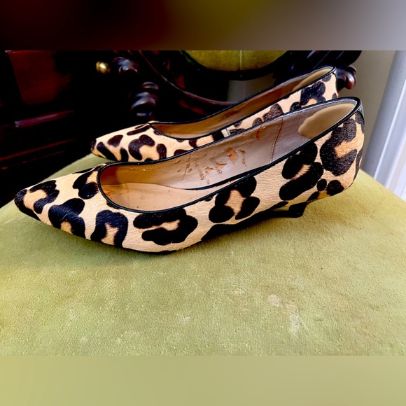 Isaac Mizrahi New York Leopard Kitten Heels size 6.5 M - Picture 2 of 9